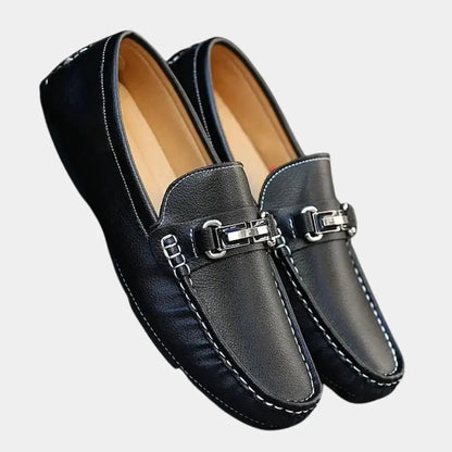 Italian Design Leather Loafers - Nordwr