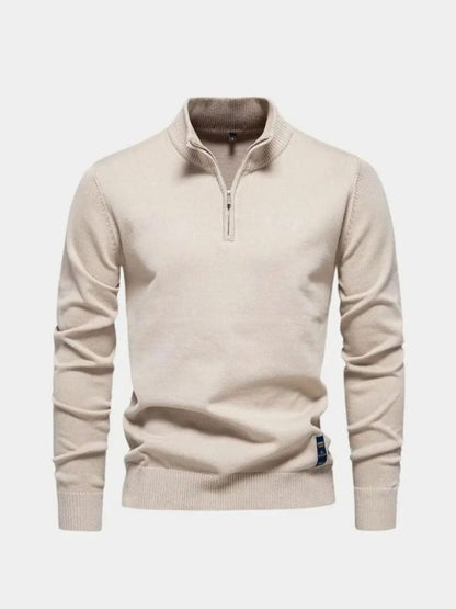 Essential Quarter-Zip Jumper Sweater - Nordwr