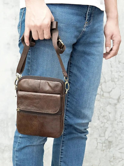 Essential Leather Shoulder Bag - Nordwr