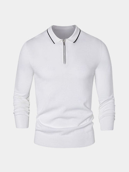 Ivory Elite Long Sleeve Polo – Nordwr
