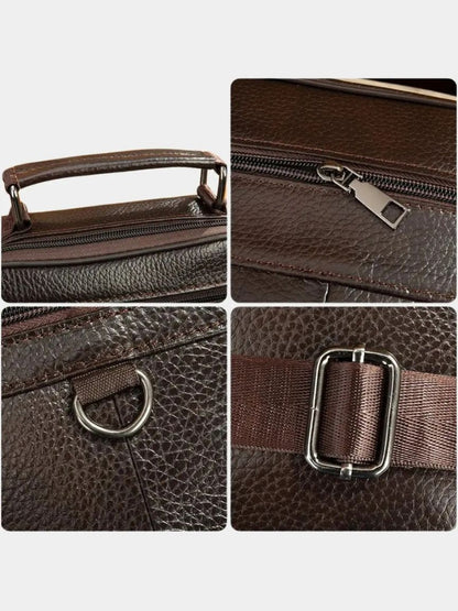 Leather Men's Shoulder Bag - Nordwr