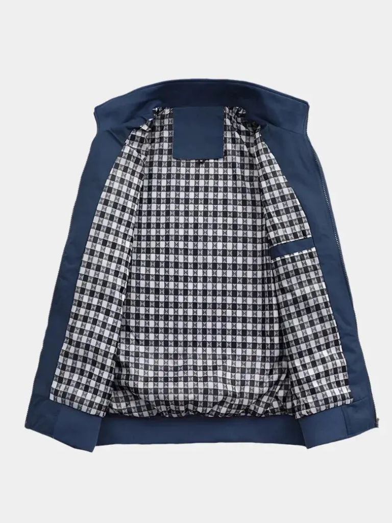 Casual Solid Bomber Jacket - Nordwr