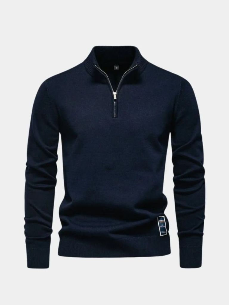 Essential Quarter-Zip Jumper Sweater - Nordwr