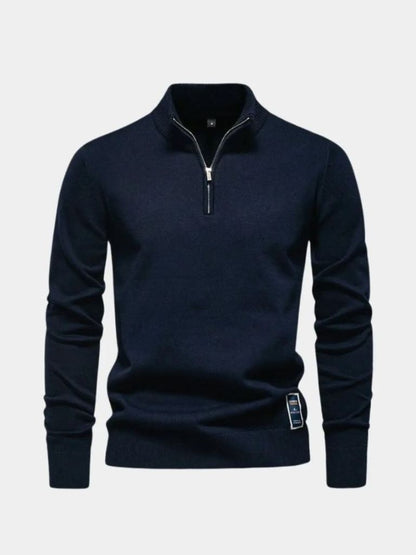 Essential Quarter-Zip Jumper Sweater - Nordwr