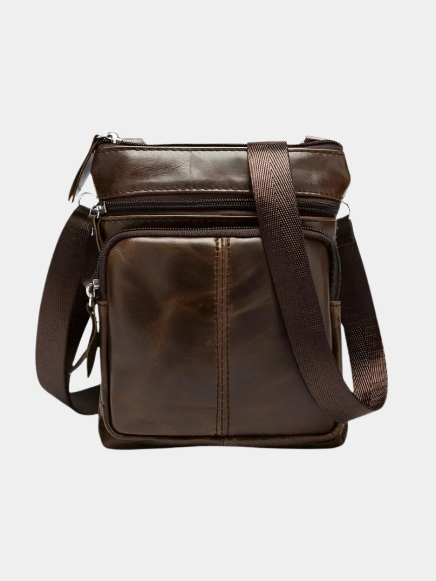 Crossbody Leather Shoulder Bag - Nordwr