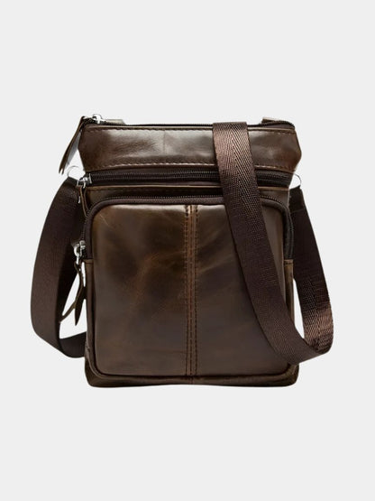 Crossbody Leather Shoulder Bag - Nordwr