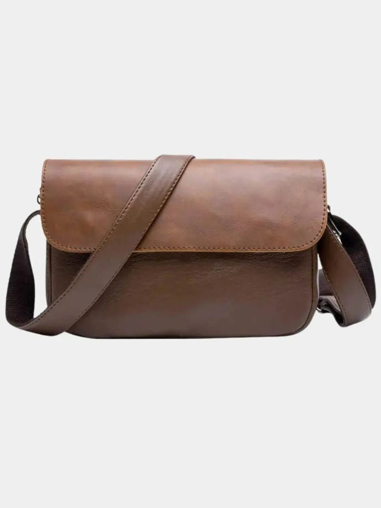 Milan Essential Leather Shoulder Bag - Nordwr