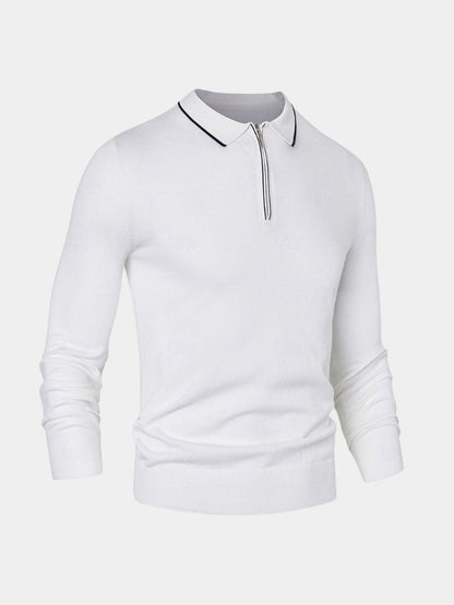 Ivory Elite Long Sleeve Polo – Nordwr