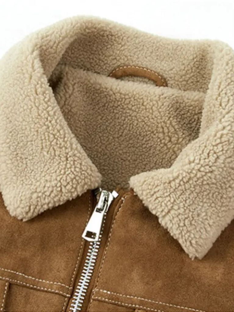 Essential Fleece Suede Jacket - Nordwr