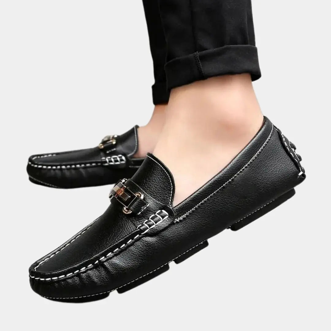Italian Design Leather Loafers - Nordwr