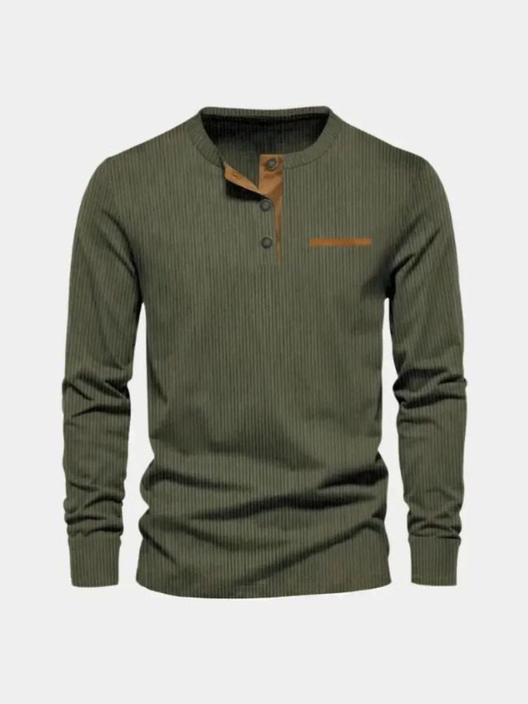 Corduroy Long Sleeve T-Shirt - Nordwr