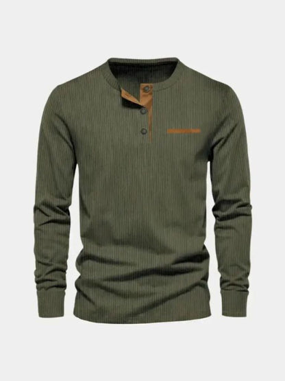 Corduroy Long Sleeve T-Shirt - Nordwr