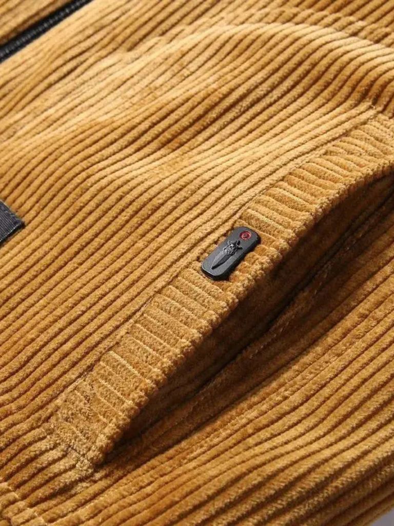 Thermal Windbreaker Corduroy Jacket - Nordwr