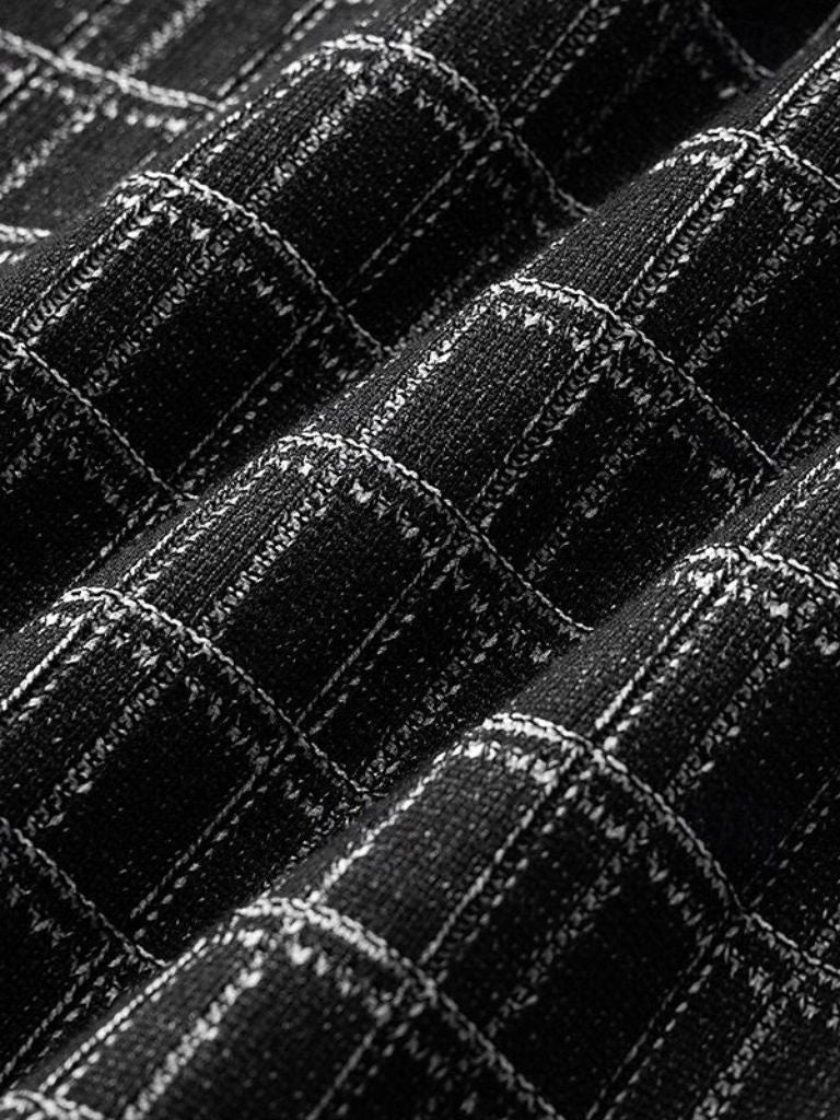 Classic Noir Knit Polo Shirt - Nordwr