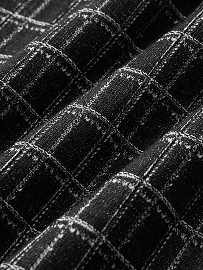 Classic Noir Knit Polo Shirt - Nordwr
