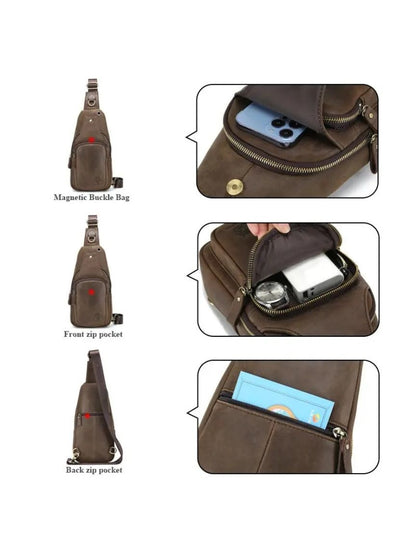 Essential Leather Shoulderbag - Nordwr