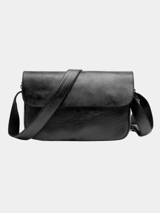 Milan Essential Leather Shoulder Bag - Nordwr