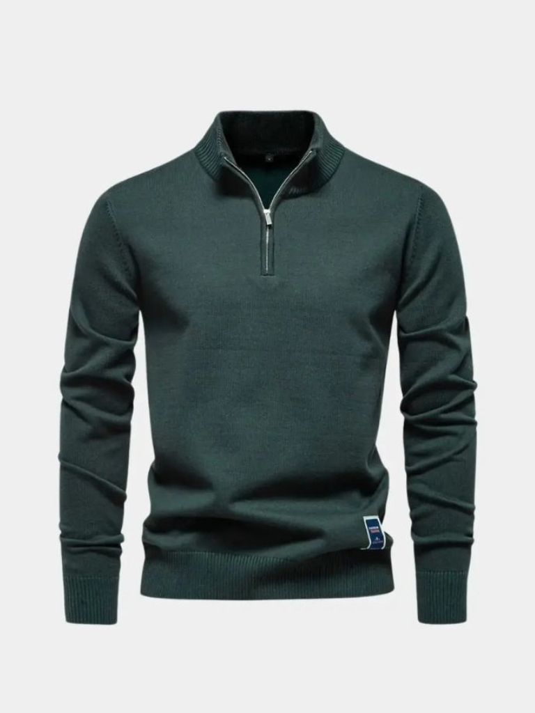 Essential Quarter-Zip Jumper Sweater - Nordwr
