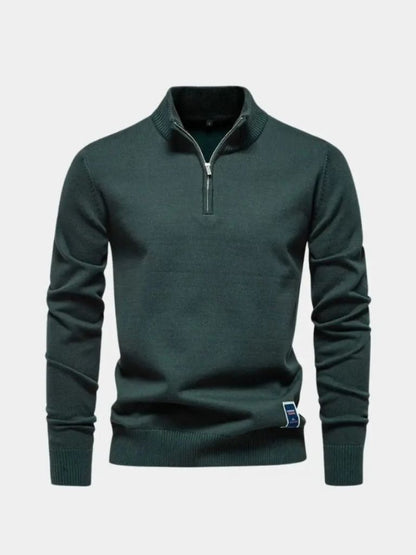 Essential Quarter-Zip Jumper Sweater - Nordwr