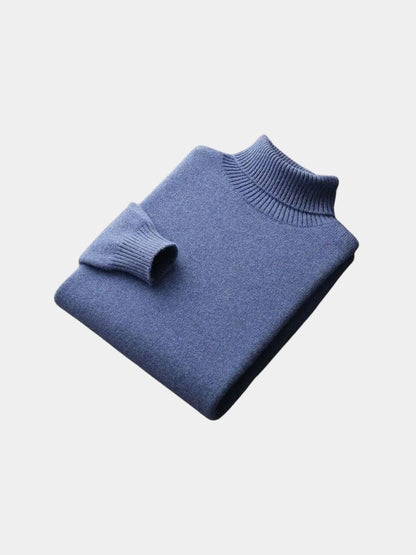 100% Merino Wool Turtleneck Sweater - Nordwr