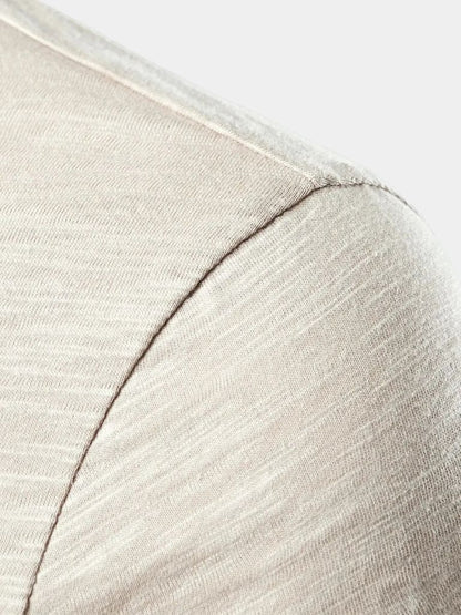 Essential Casual Henry Neck T-Shirt - Nordwr