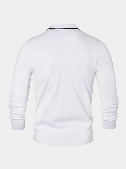 Ivory Elite Long Sleeve Polo – Nordwr