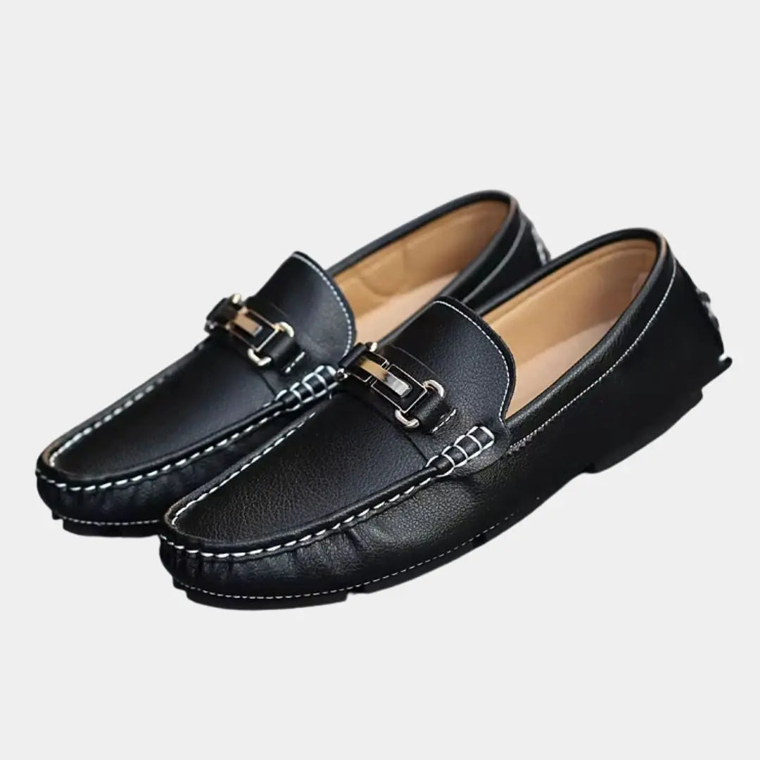 Italian Design Leather Loafers - Nordwr