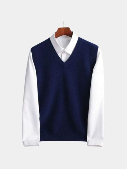 100% Merino Wool Sweater Vest - Nordwr