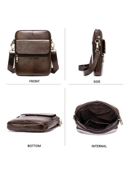 Essential Leather Shoulder Bag - Nordwr