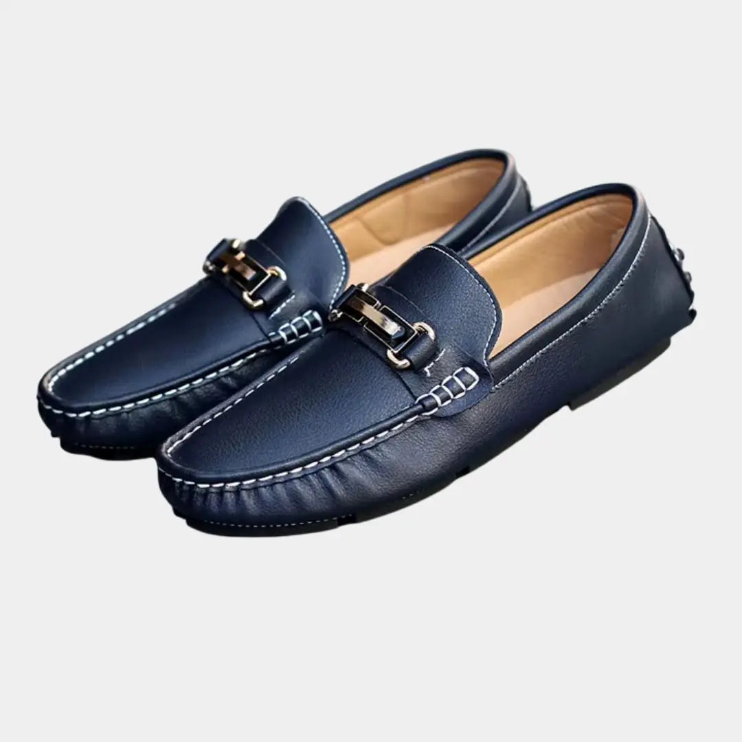 Italian Design Leather Loafers - Nordwr