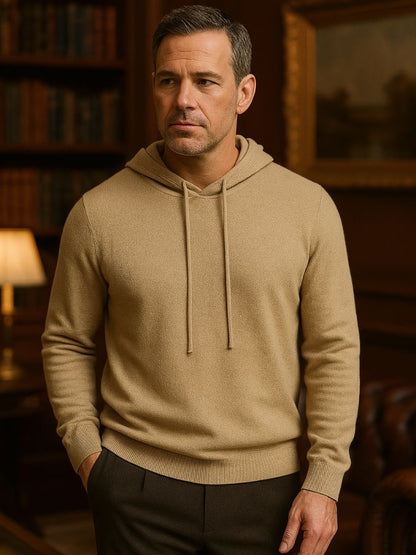 100% Cashmere Hooded Sweater - Nordwr