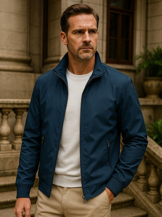 Casual Solid Bomber Jacket - Nordwr
