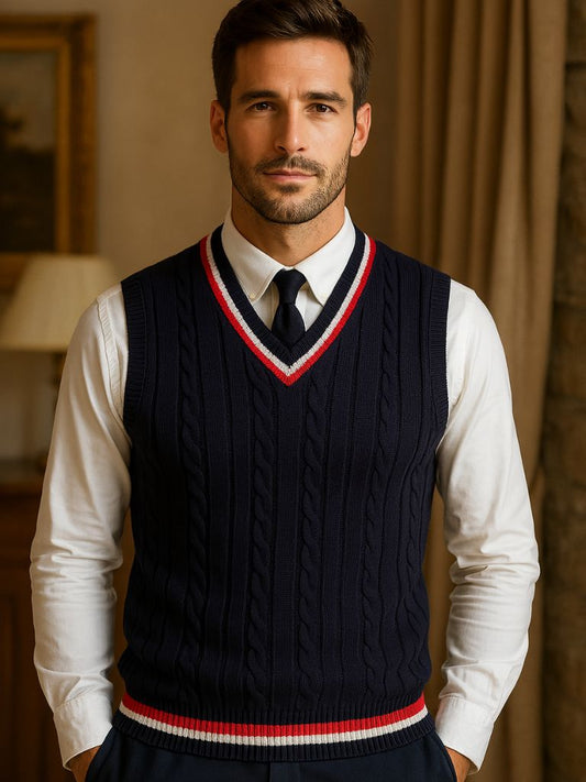 Old Money Essential Knit Vest - Nordwr