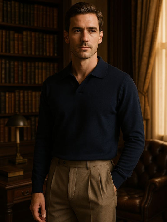 Royal Comfort Long Sleeve Polo - Nordwr