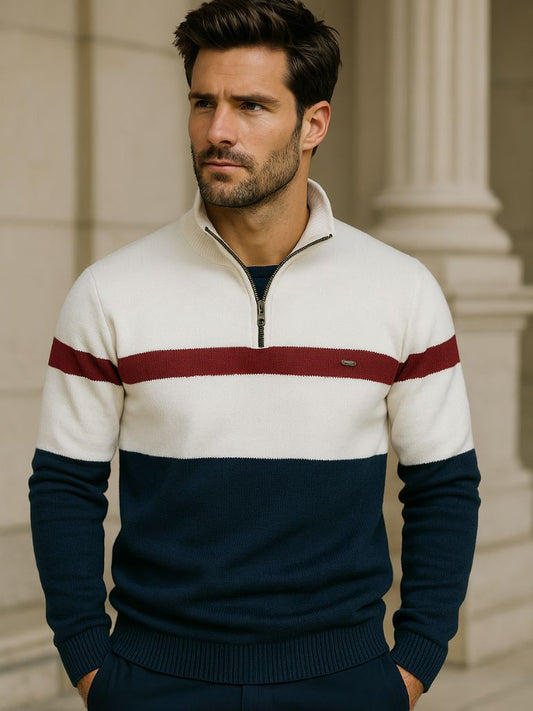 Quarter-Zip Jumper Sweater - Nordwr
