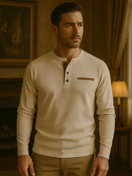 Corduroy Long Sleeve T-Shirt - Nordwr