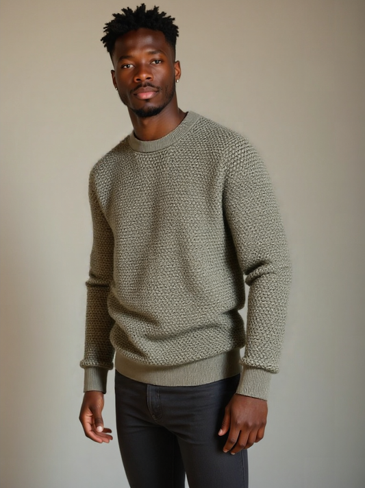 Old Money Textured Pullover - Nordwr
