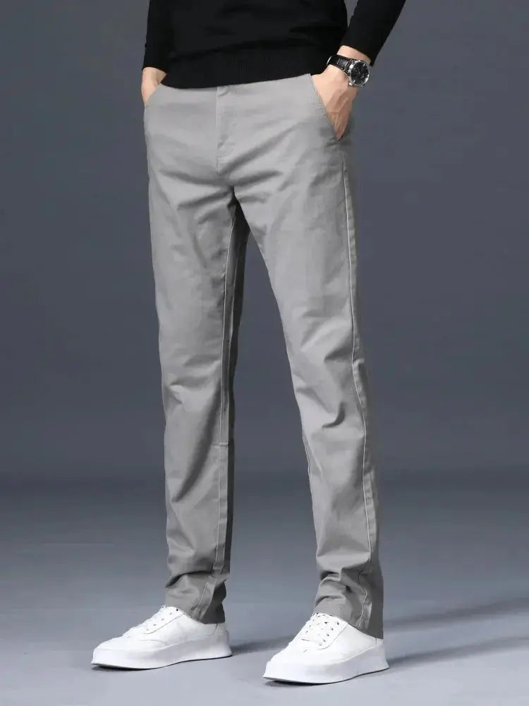 Minimalist Straight Trousers - Nordwr