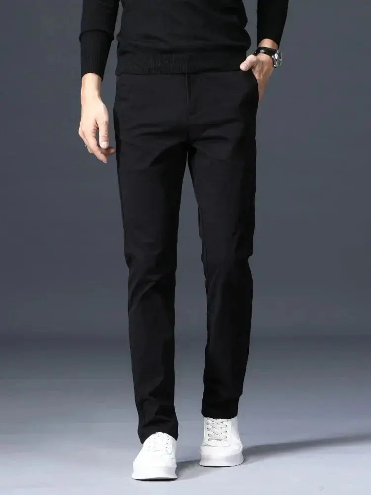 Minimalist Straight Trousers - Nordwr