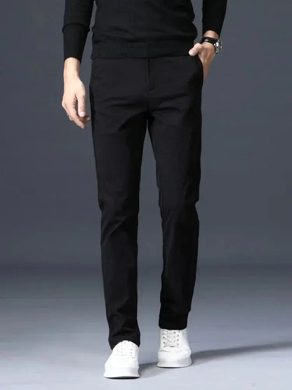 Minimalist Straight Trousers - Nordwr