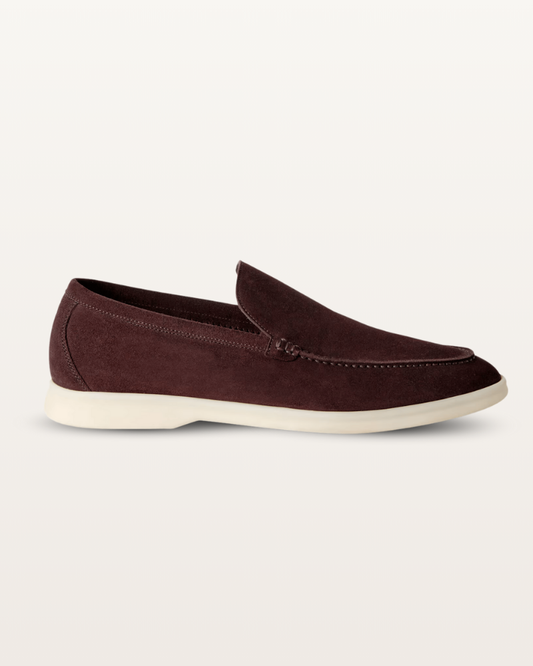 The Madison - Suede Loafer in Chocolate | Nordwr