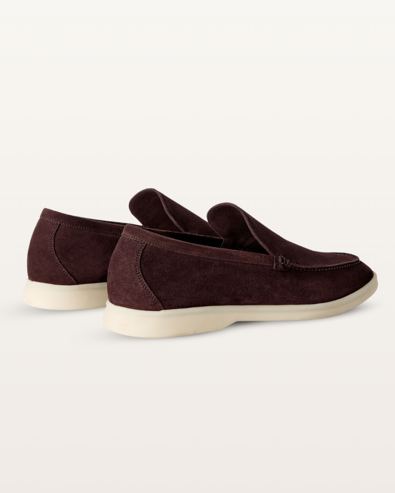 The Madison - Suede Loafer in Chocolate | Nordwr