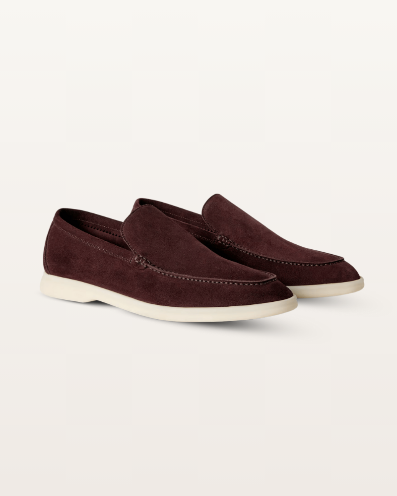 The Madison - Suede Loafer in Chocolate | Nordwr