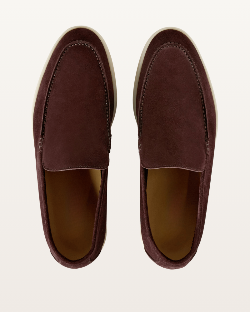 The Madison - Suede Loafer in Chocolate | Nordwr