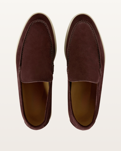The Madison - Suede Loafer in Chocolate | Nordwr
