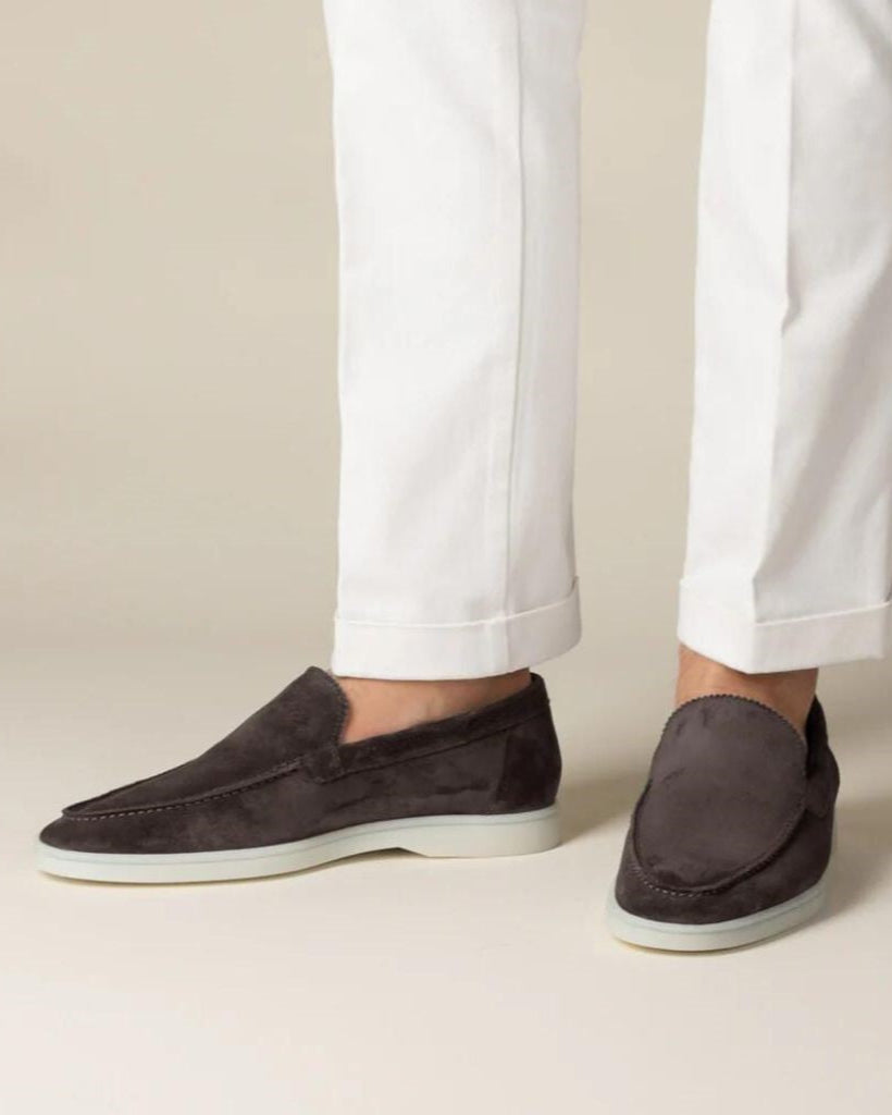The Madison - Suede Loafer in Espresso Brown | Nordwr