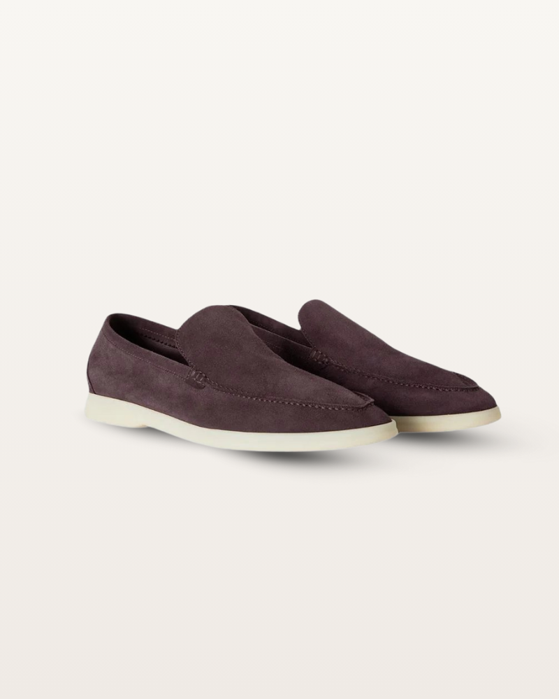 The Madison - Suede Loafer in Espresso Brown | Nordwr