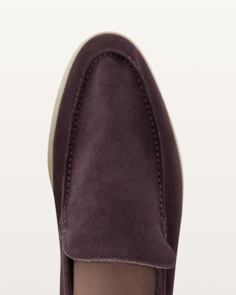 The Madison - Suede Loafer in Espresso Brown | Nordwr