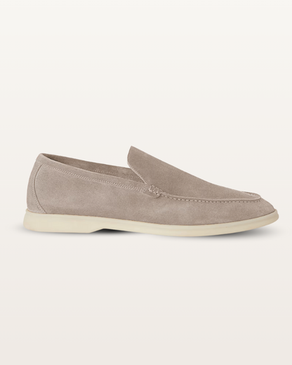 The Madison - Suede Loafer in Ash Beige |  Nordwr