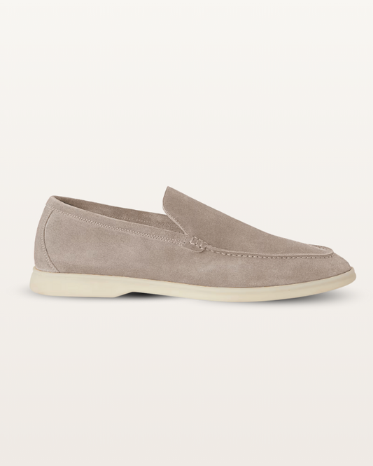 The Madison - Suede Loafer in Ash Beige |  Nordwr